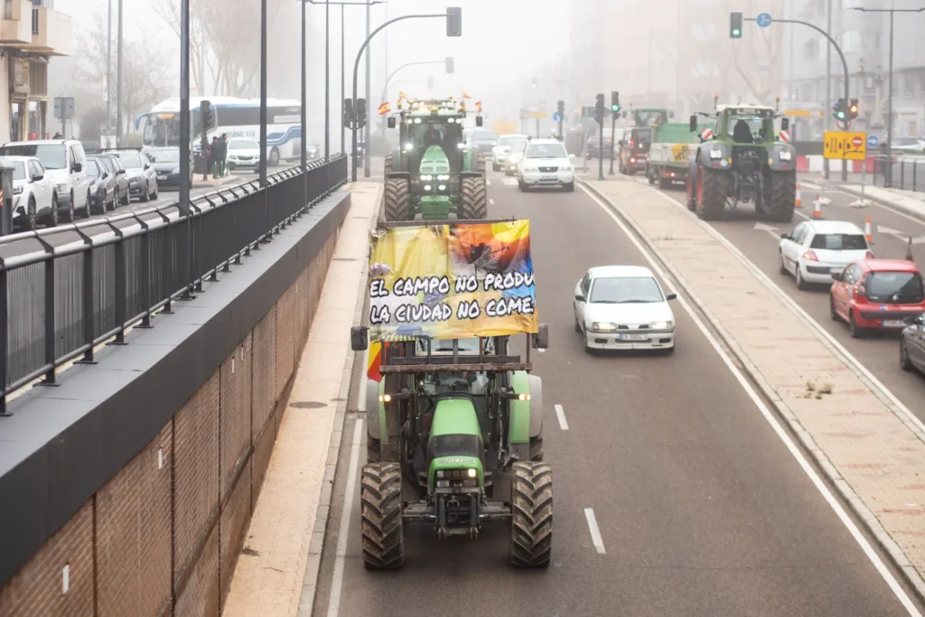 Tractorada por Zamora.