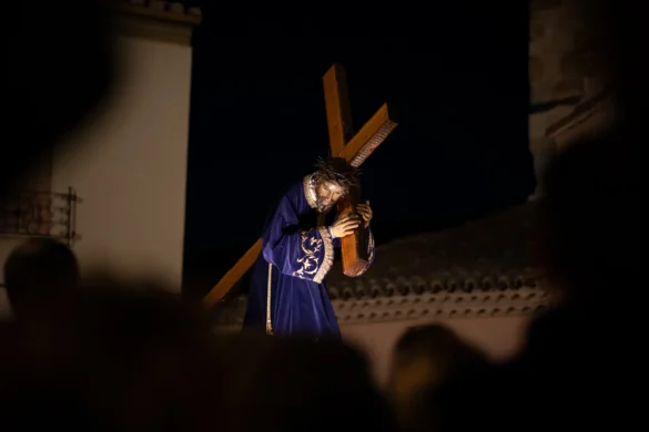 Traslado del Nazareno de San Frontis. Foto Emilio Fraile