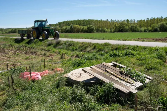 Un pozo en la zona de los Valles. Foto Emilio Fraile