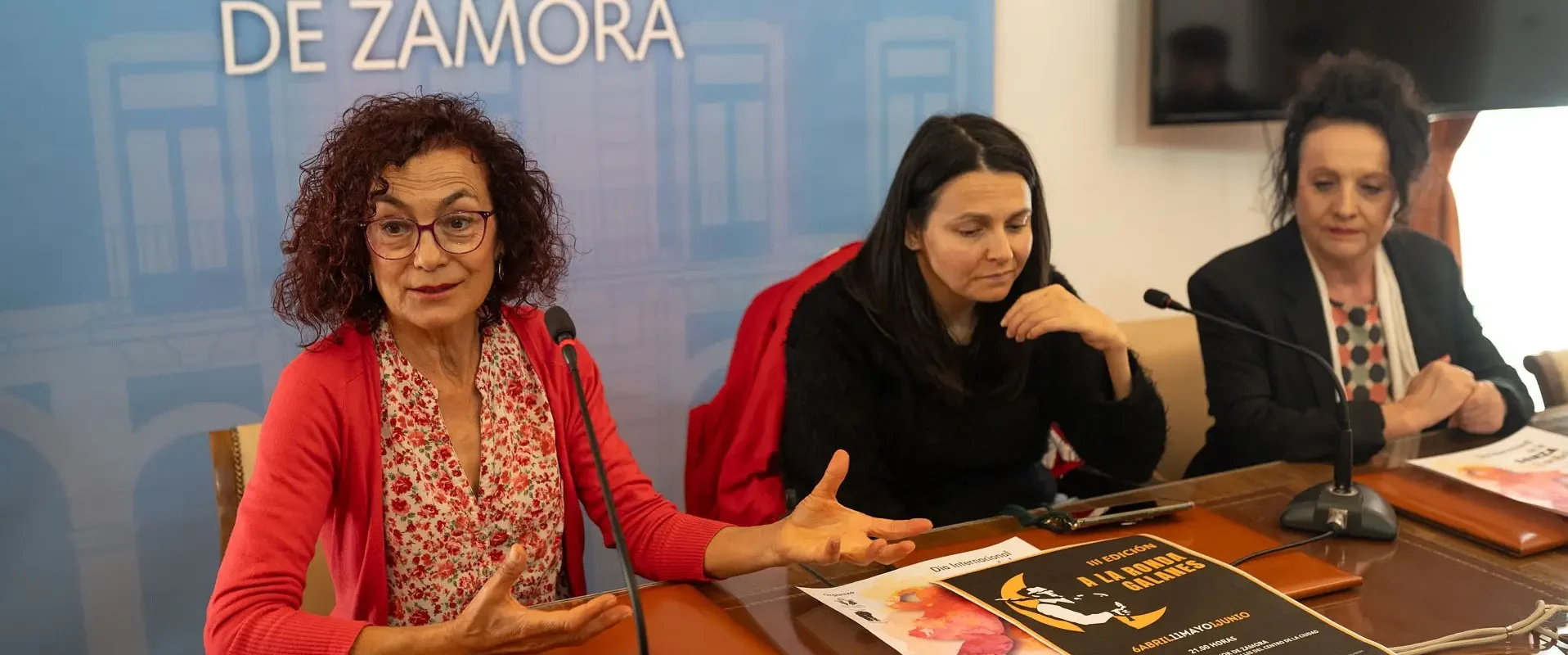 Carmen Ramos, María Eugenia Cabezas y Carmen Ledesma