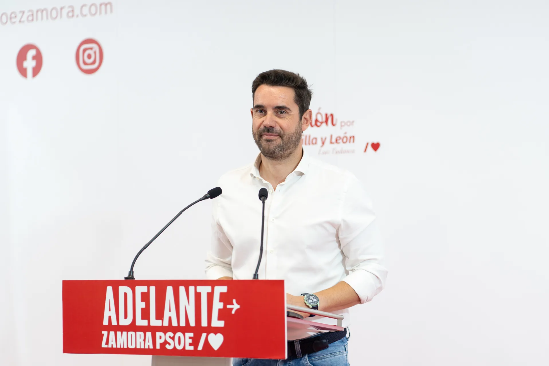 Antidio Fagúndez, durante la rueda de prensa. Foto Emilio Fraile.