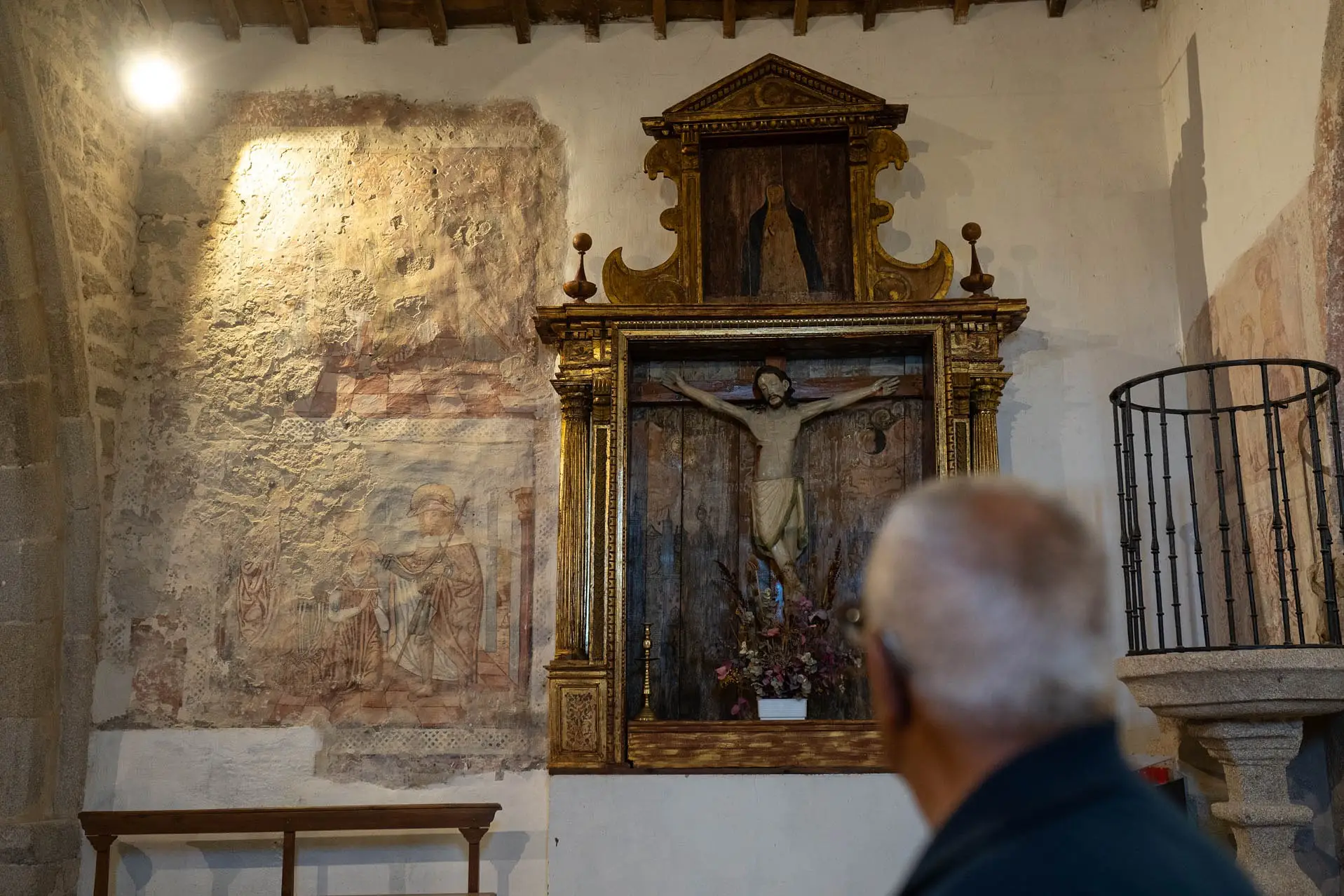 Interior de la iglesia de Torrefrades. Foto Emilio Fraile