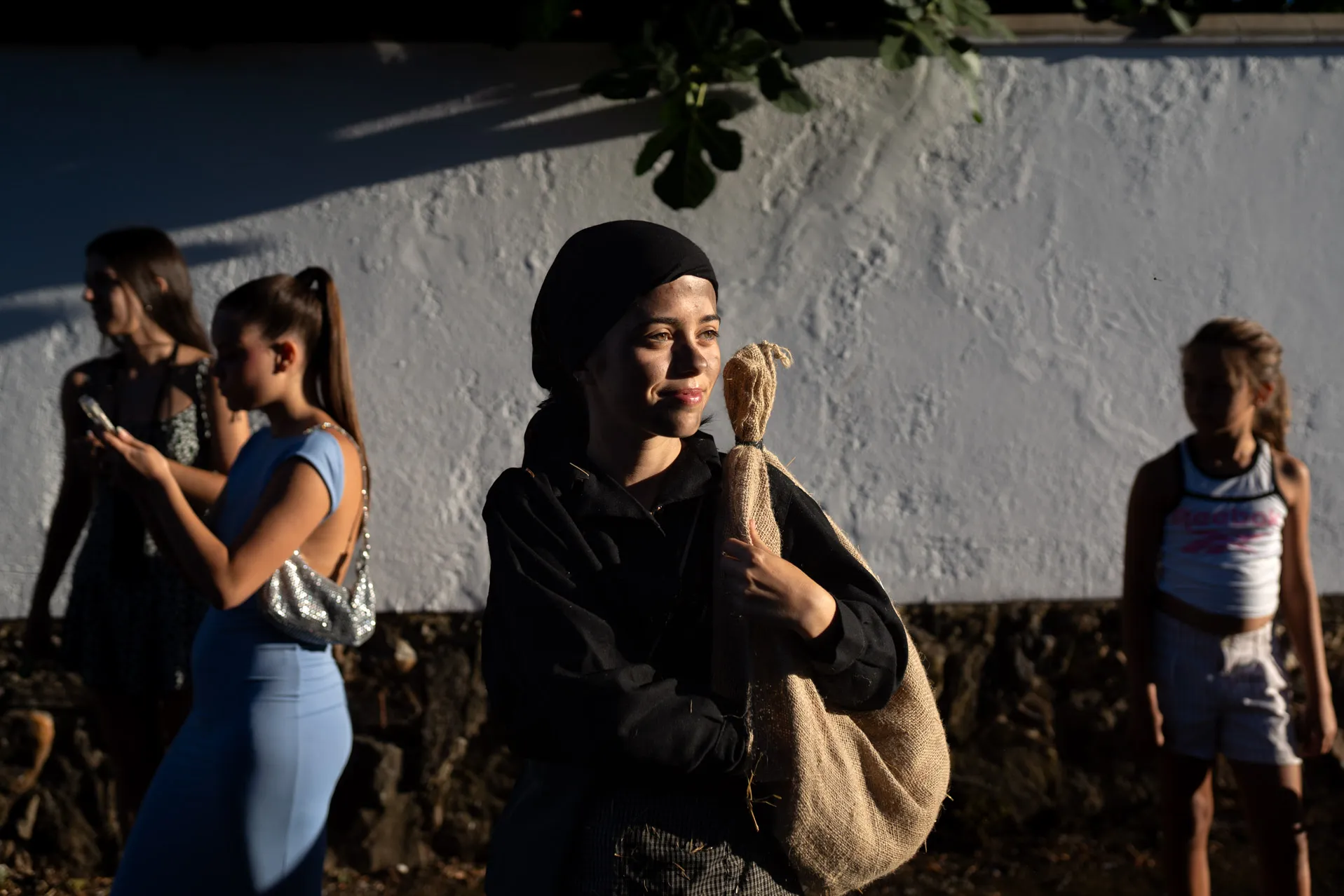 Una de las participantes en la obisparra. Foto Emilio Fraile