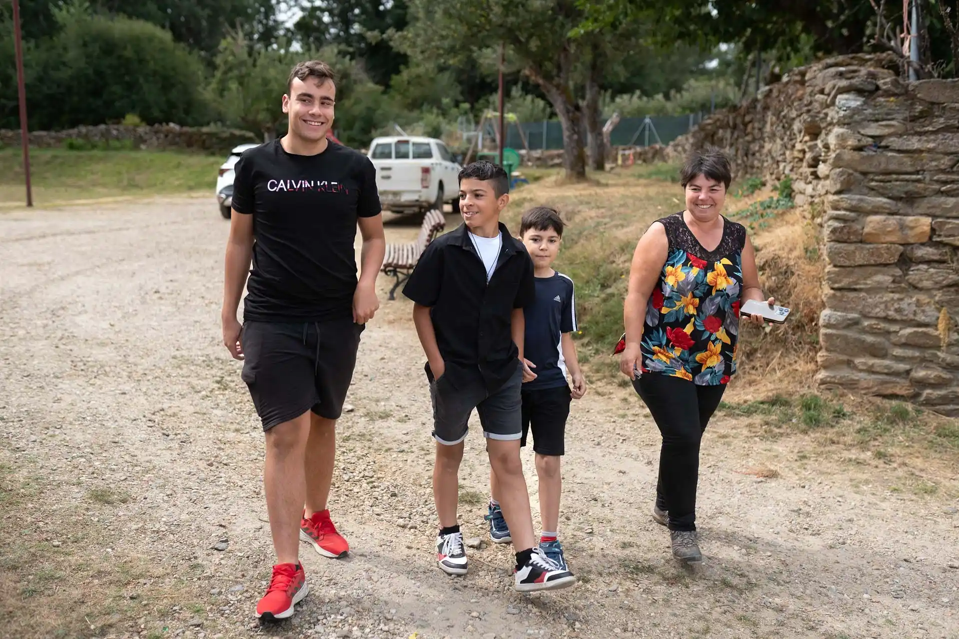 Darío Ferrero, Cristian Canas, Antonio Canas y Griselda Hervella. Foto Emilio Fraile