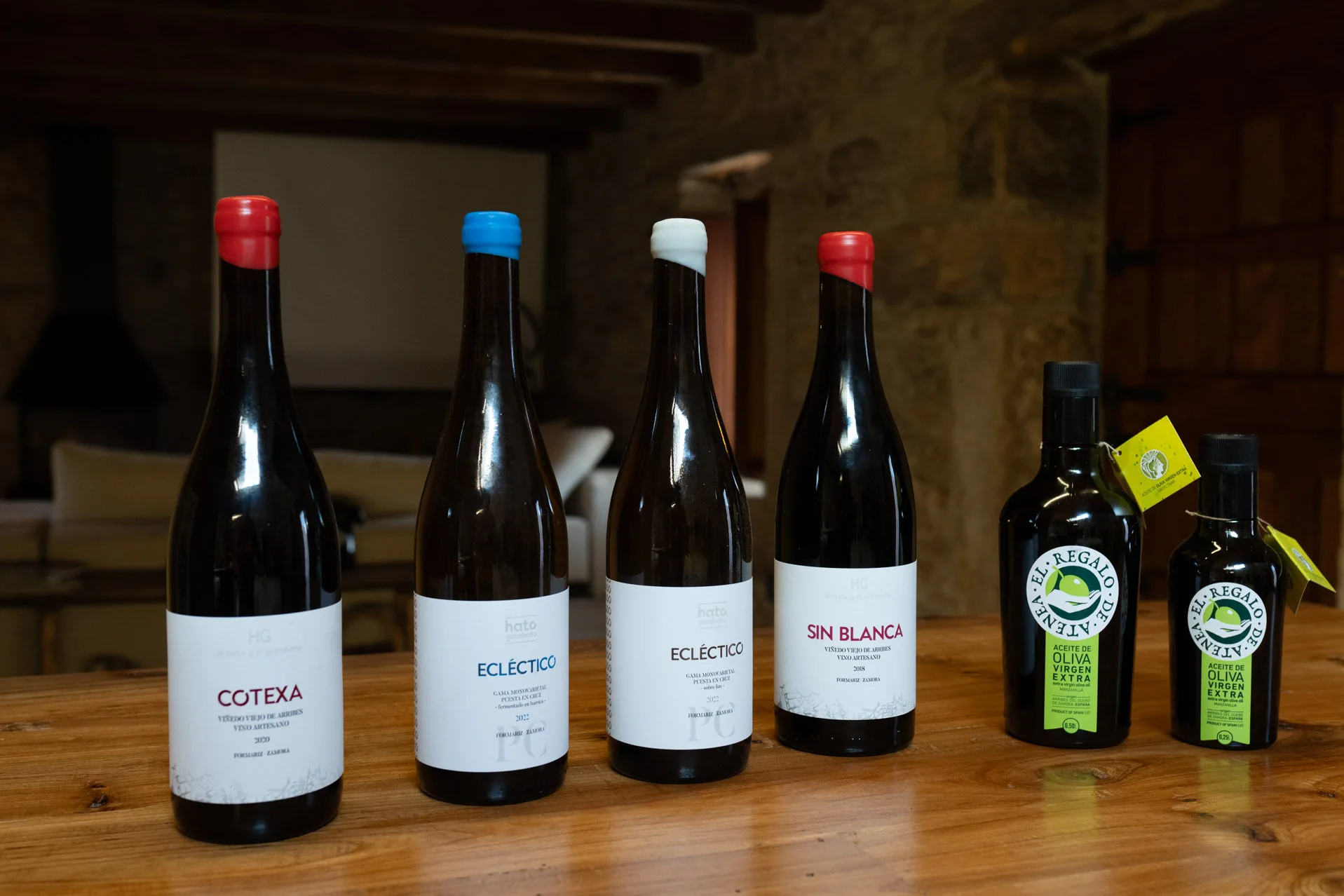 Vinos y aceites de Arribes. Foto Emilio Fraile.