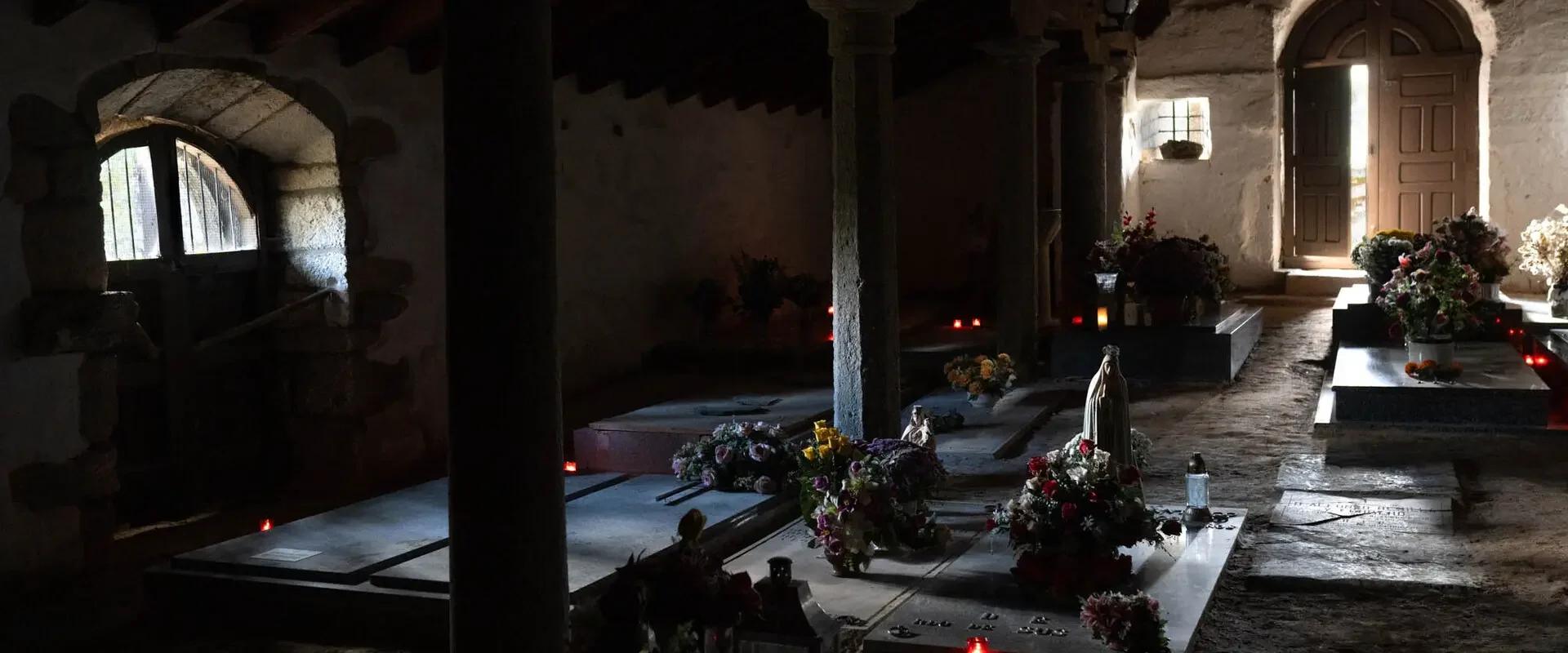 El cementerio de Dornillas, este viernes. Foto Emilio Fraile.