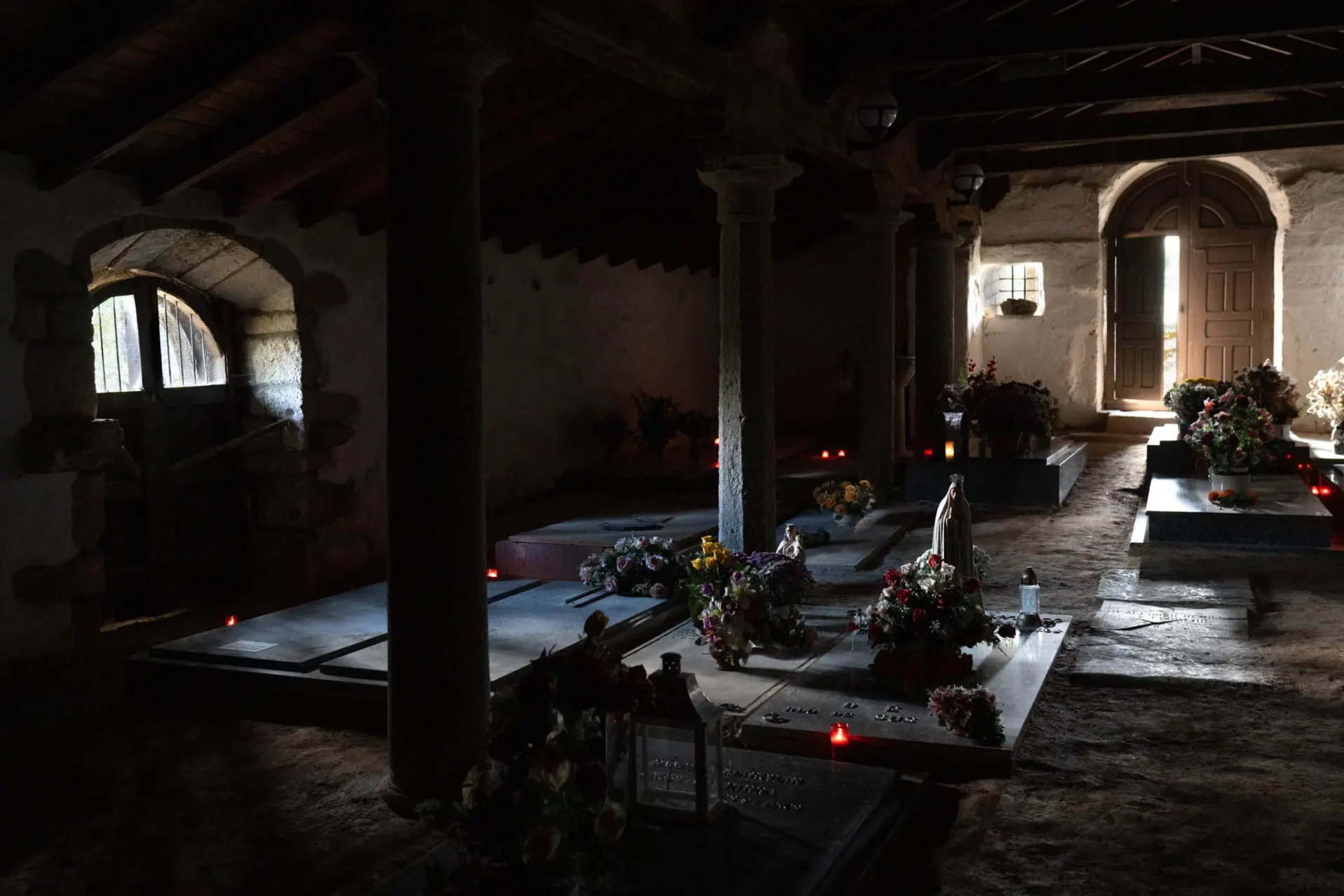 El cementerio de Dornillas, este viernes. Foto Emilio Fraile.