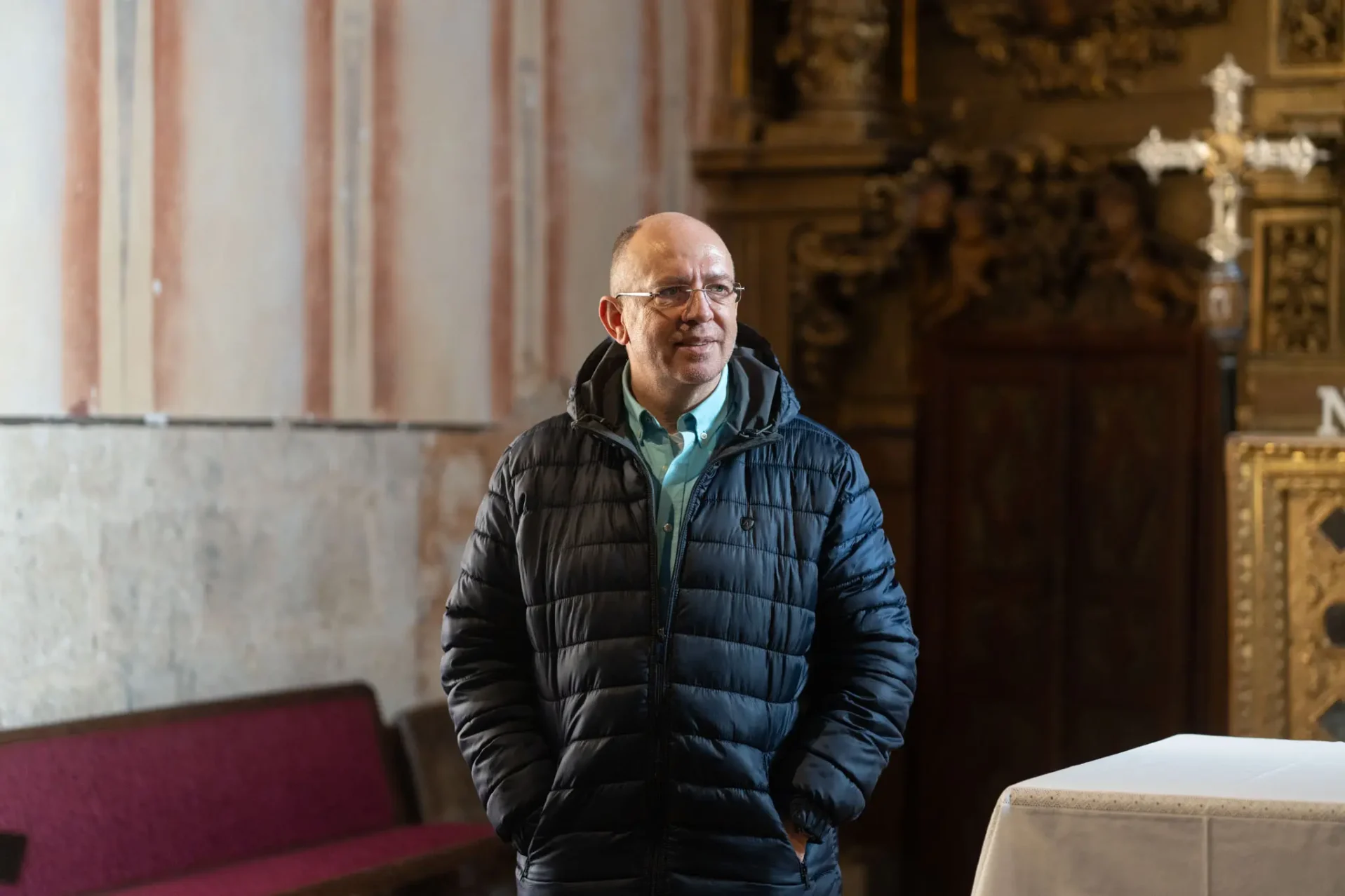 Ricardo Casas, alcalde de La Hiniesta. Foto Emilio Fraile.