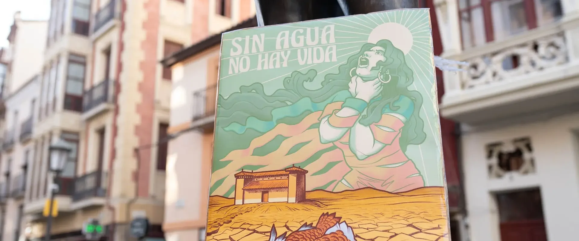 Una de las movilizaciones contra la extracción de agua de los acuíferos celebrada en Zamora. Foto Emilio Fraile.