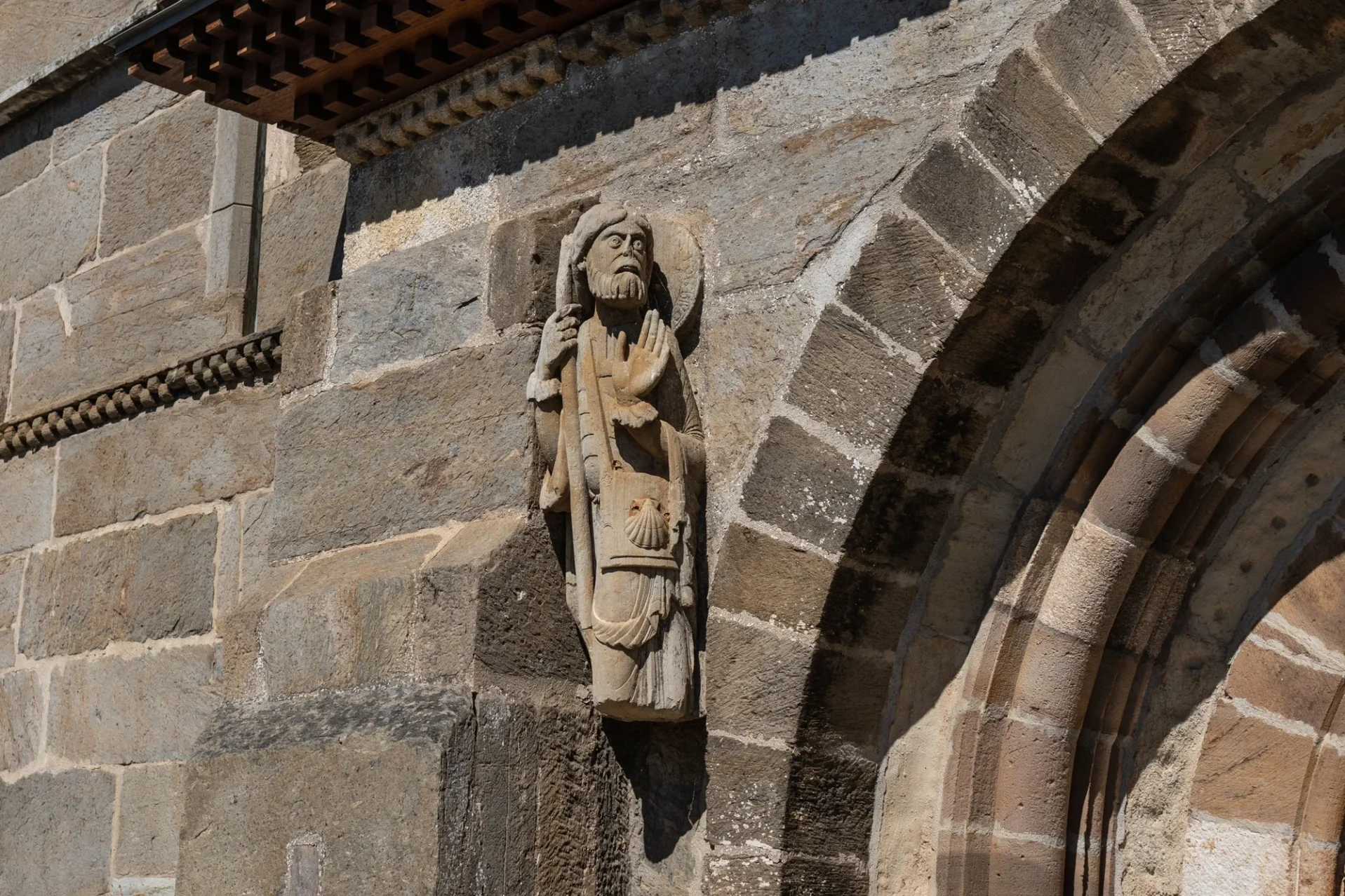 El Santiago Peregrino de Santa Marta de Tera. Foto Emilio Fraile.