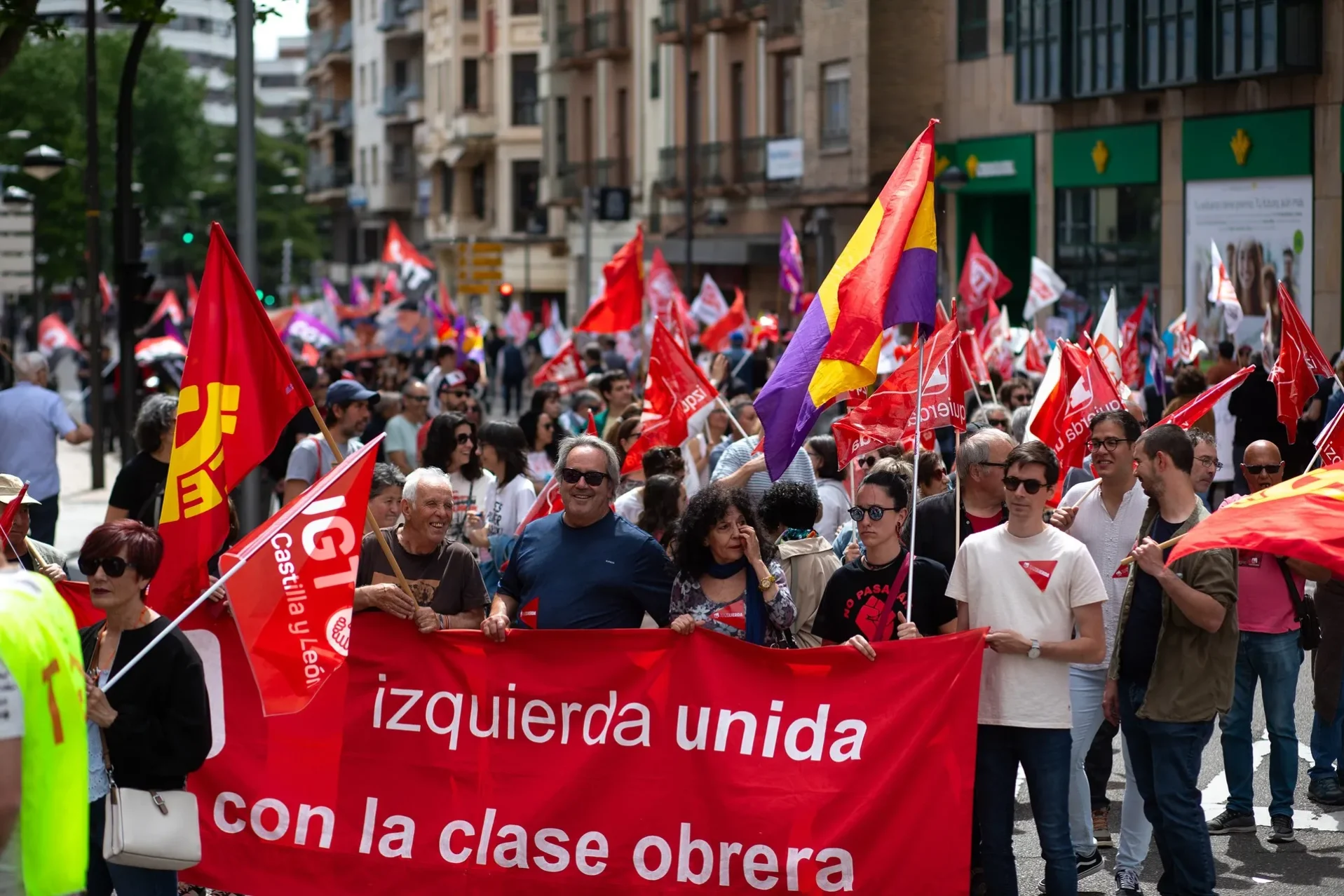 Manifestación del Primero de Mayo de 2026 en Zamora. Foto Paloma V. Escarpa