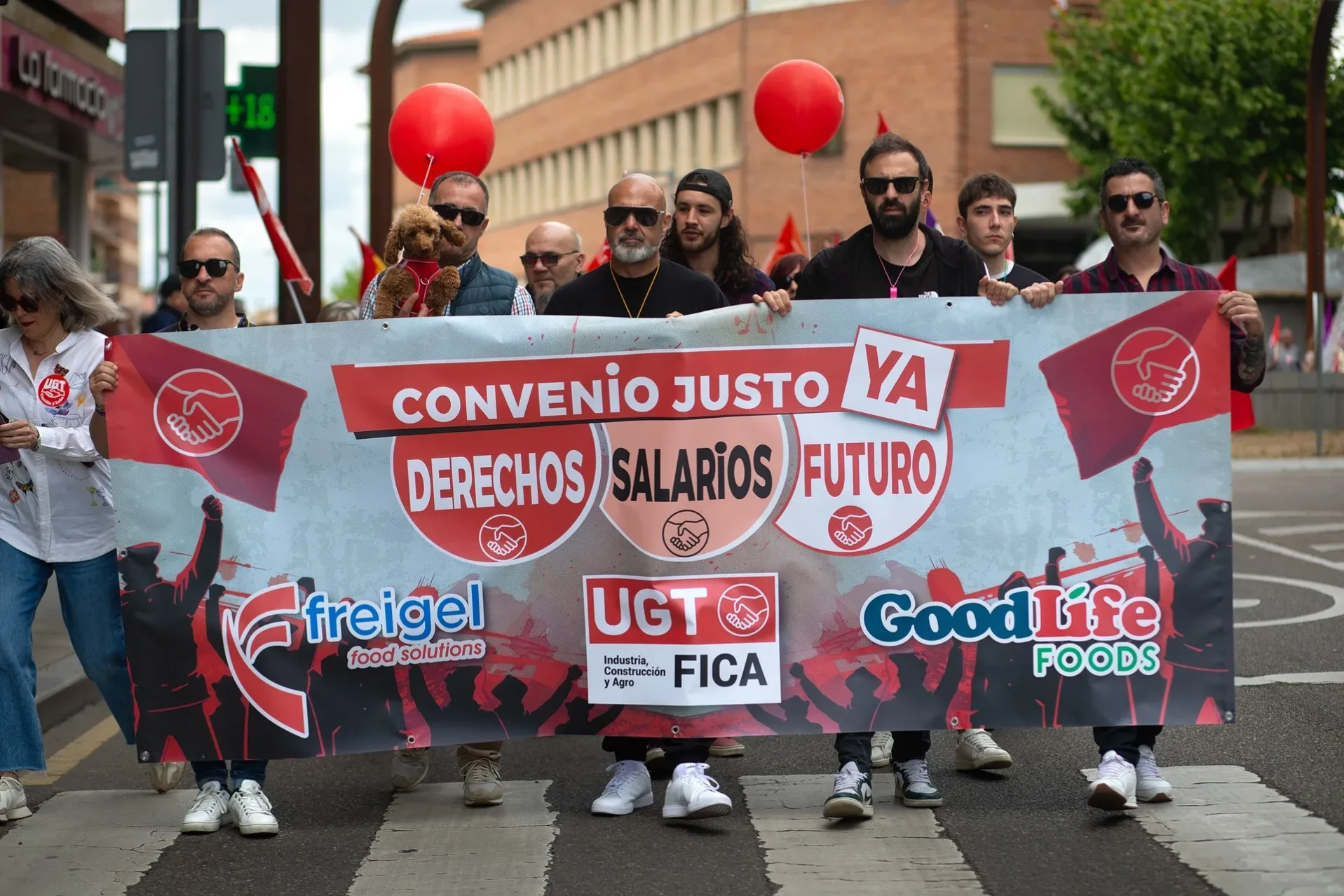 Manifestación del Primero de Mayo de 2026 en Zamora. Foto Paloma V. Escarpa