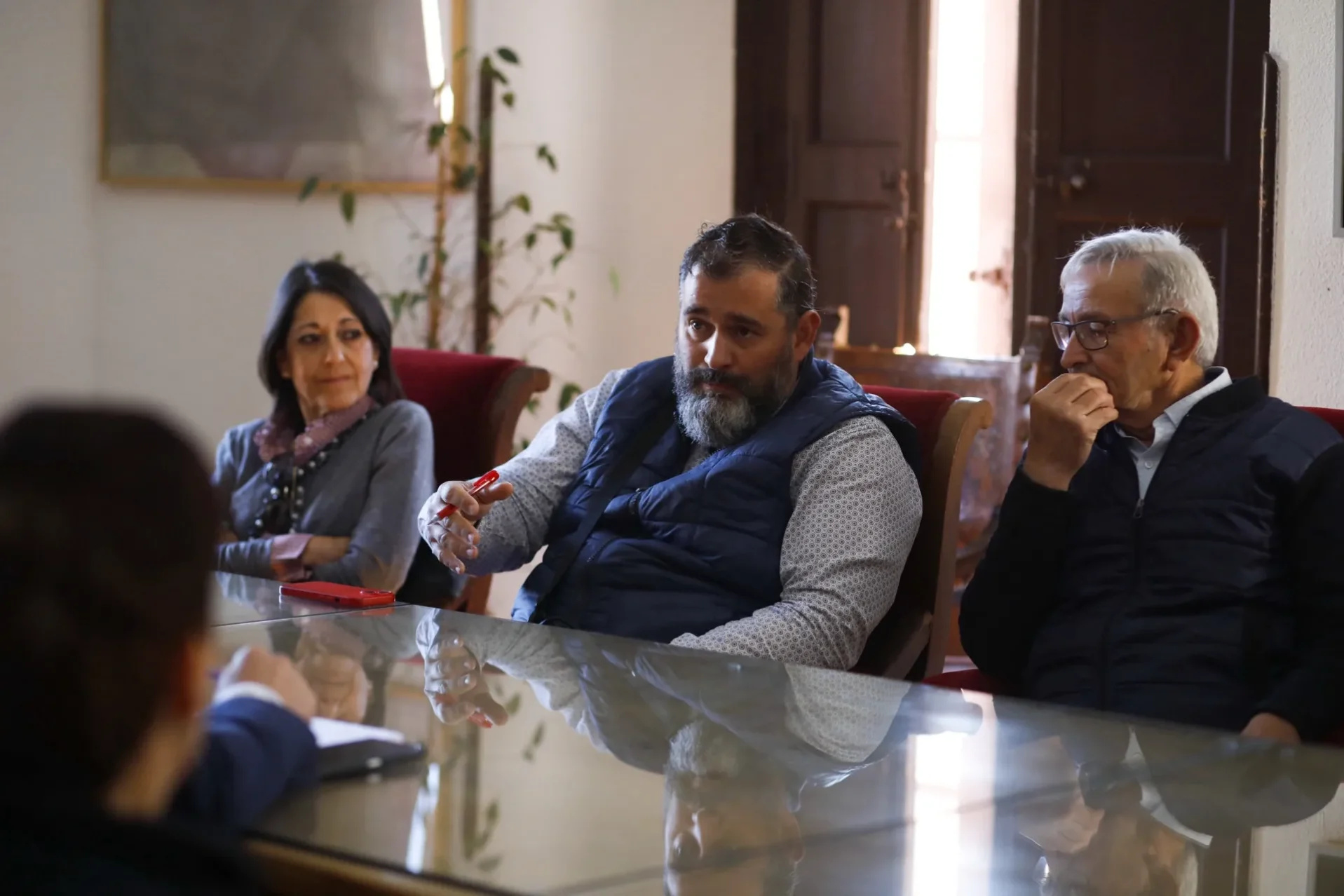 Reunión con los bodegueros de la DO celebrada en el Ayuntamiento de Toro. Foto Paloma V. Escarpa