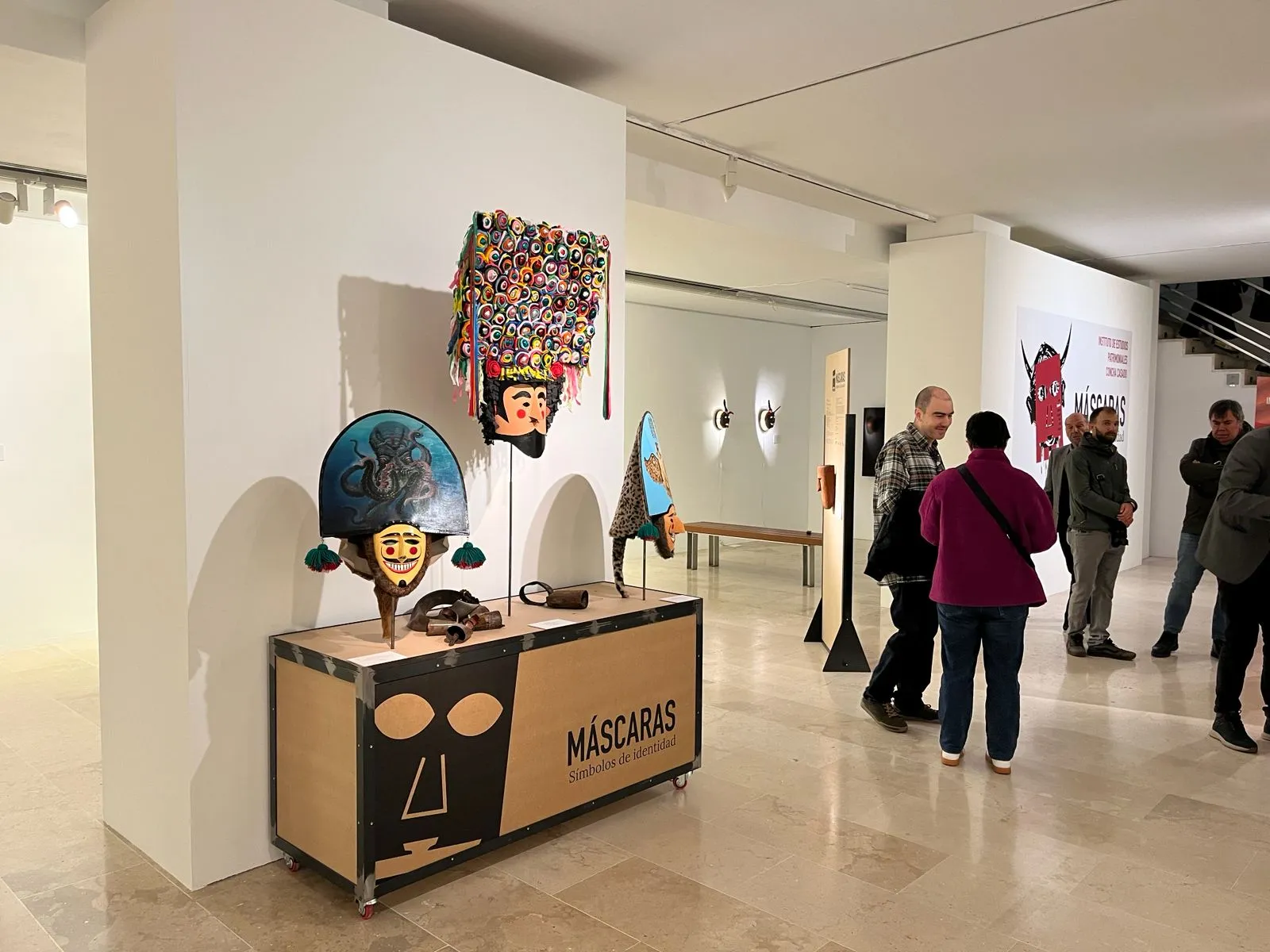 Exposición «Máscaras, símbolos de identidad» en el Museo Etnográfico.